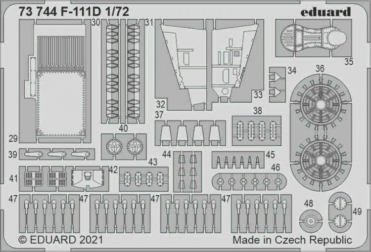 Eduard 73744 SET F-111D (HAS / H.2000) 1/72