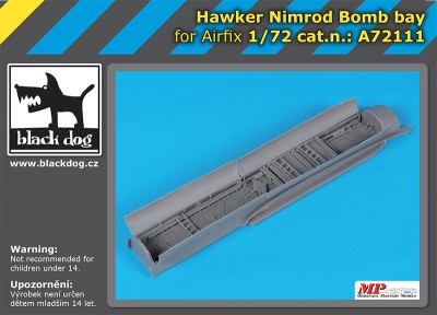 Black Dog A72111 Hawker Nimrod bomb bay (AIRFIX) 1/72