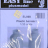 Plusmodel EL068 Plastic barrels I (resin set) EASY LINE 1/35