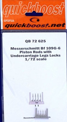 QuickBoost QB72625 Bf 109G-6 piston rods w/ undercarr.legs (TAM) 1/72