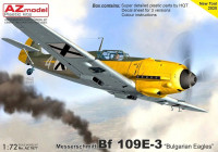 Az Model 76077 Bf 109E-3 'Bulgarian Eagles' (3x camo) 1/72