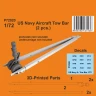 CMK P72020 US Navy Aircraft Tow Bar (2 pcs.) 3D-Printed 1/72