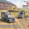 Icm DS3523 Wehrmacht WWII Ambulance Trucks (3 kits) 1/35