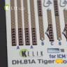 Reskit K32022 DH.81A Tiger Moth - Interior 3D Decal (ICM) 1/32