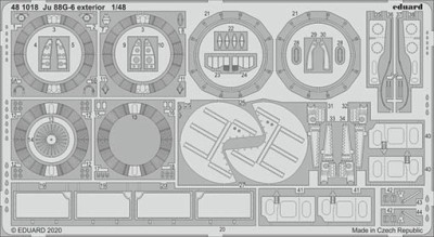 Eduard 481018 SET Ju 88G-6 exterior (DRAG)