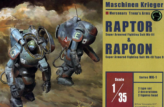 Maschinen Krieger 650594 Raptor & Rapoon 1:35