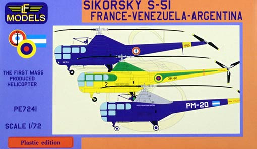 Lf Model P7241 Sikorsky S-51 (France, Venezuela, Argentina) 1/72