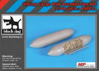 BlackDog A48011 Viking cargo POD accessories set (ITAL) 1/48