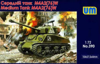 UM 390 Medium tank M4A2(76)W 1/72