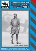 Black Dog F32049 German Luftwaffe pilot Africa 1940-45 No.1 1/32