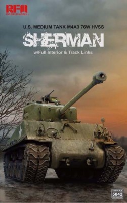 RFM 5042 M4A3 76W HVSS Sherman w/full interior 1/35