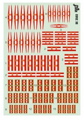 Combrig DE7003 Austro-Hungarian Navy Flags 1/700