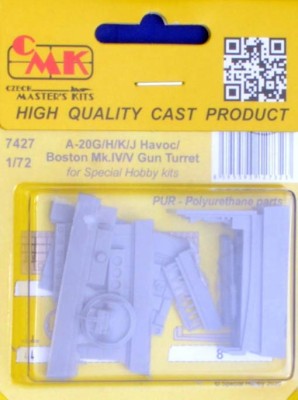 CMK 7427 A-20G/H/K/J Havoc/Boston Mk.IV/V Gun Turret 1/72
