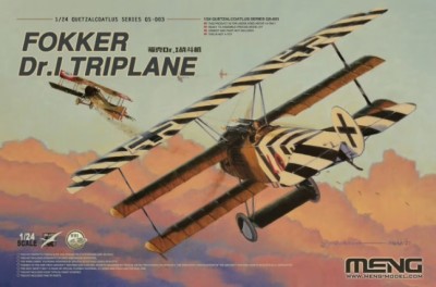 Meng Model QS-003 Fokker Dr.I Triplane 1/24
