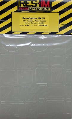 RES-IM RESIMG4809 1/48 Masks for Beaufighter Mk.VI (TAM 61053)