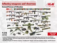 ICM 35749 Infantry weapons & chevrons Armed Forces UA 1/35