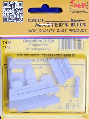 CMK 7414 Dewoitine D-520 Engine Set (HAS) 1/72