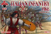 Red Box 72101 Italian Infantry (Pike) . Set 3. 16 c. 1/72