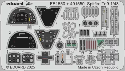 Eduard FE1550 Spitfire Tr.9 (AIRF) 1/48