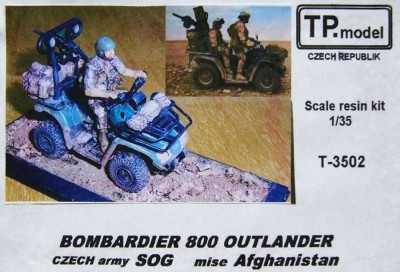 TP Model T-3502 Bombardier 800 Outlander Czech Army SOG 1/35