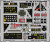 Eduard 33104 1/32 Цветное Фототравление для F-84G Interior S.A. 1/32
