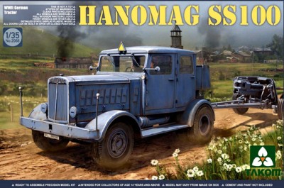 Takom 2068 Hanomag SS100 WWII German Tractor 1/35