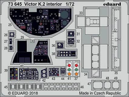 Eduard 73645 Victor K.2 interior 1/72