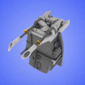 Eduard 648060 1/48 Набор дополнений Bf 109E MG 17 mount