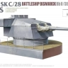 Takom 5014 15 Cmsk C/28 Battleship Bismarck Bb Ii/Stb Ii Turret 1/72