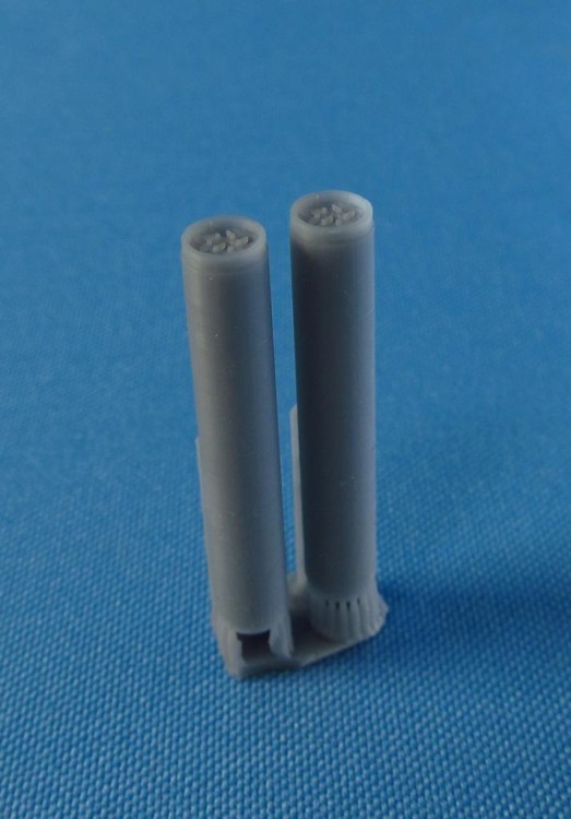 Metallic Details MDR48130 XM157 275 inch rocket launcher as used on the Cessna O-2A 3D-printed 1/48
