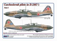 AML AMLC144018 Decals Czechoslovak pilots in Il-2M3's, Part 1/144