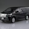 Aoshima 56318 Toyota Vellfire(Black), SNAP KIT (сборка без клея) 1/32