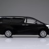 Aoshima 56318 Toyota Vellfire(Black), SNAP KIT (сборка без клея) 1/32