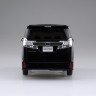 Aoshima 56318 Toyota Vellfire(Black), SNAP KIT (сборка без клея) 1/32