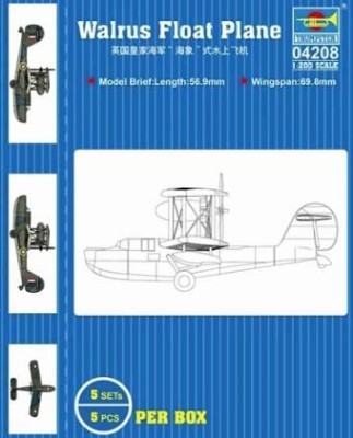 Trumpeter 04208 Британский Walrus Float Plane 1/200
