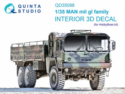 Quinta Studio QD35098 MAN mil gl (HobbyBoss) 1/35