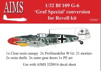 Aims AIMS32P007 Messerschmitt Bf-109G-6 'Graf Special' (designed to be used with Revell kits) 1/32