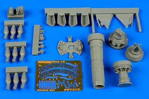 Aires 7317 MiG-15bis engine set 1/72