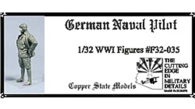 Copper State Models F32-035 Naval pilot 1/32