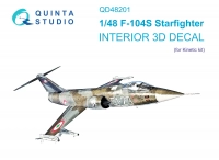 Quinta studio QD48201 F-104S (Kinetic) 1/48