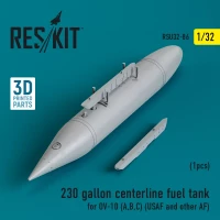Reskit U32086 230 gallon centerline fuel tank OV-10 (A,B,C) 1/32