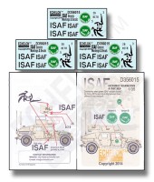 Echelon FD D356015 ISAF Generic Markings & Decals Generic ISAF decals and markings can often seen a multitude of vehicles serving in Afghanistan 1/35