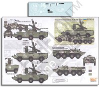 Echelon FD D356218 Ukrainian AFVs (Ukraine-Russia Crisis) Pt 7: 9K33M3, BRDM-2 & BTR-80 [Soviet] 1/35