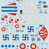 Print Scale 48-079 Morane-Saulnier MS.406 Wet decal 1/48