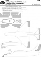 New Ware NWA-M0357 1/48 Mask A-4 E/F/K Skyhawk grey&white CAMOUFLAGE