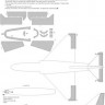 New Ware NWA-M0357 1/48 Mask A-4 E/F/K Skyhawk grey&white CAMOUFLAGE
