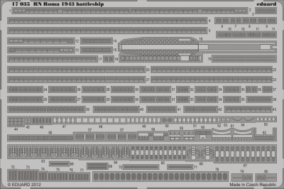 Eduard 17035 RN Roma 1943 battleship 1/700