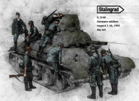 Stalingrad 3160 German soldiers inspect T-34 8 fig. 1:35