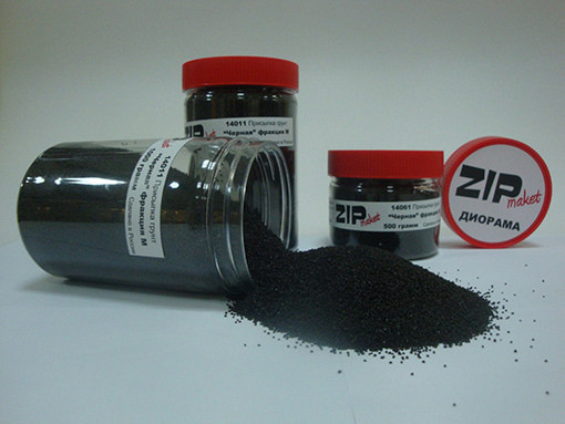ZIP Market 14061 Присыпка грунт черная "M" 500 гр