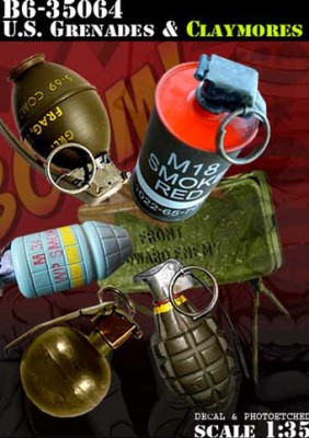 Bravo6 35064 US Grenades &amp; Claymores 1/35